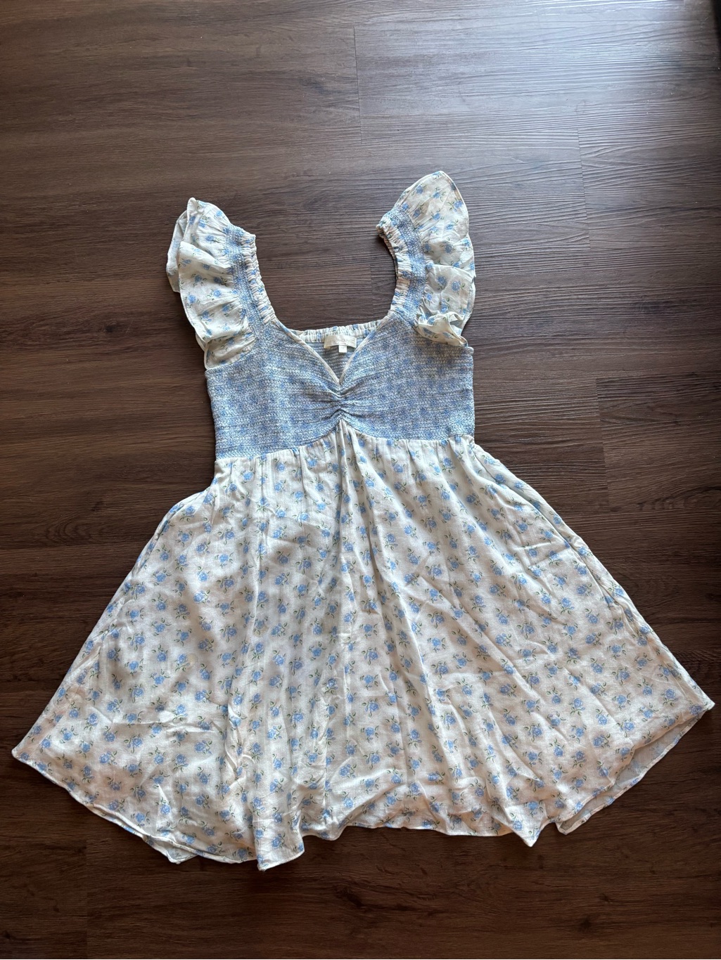 Loveshackfancy Blue Floral Sundress